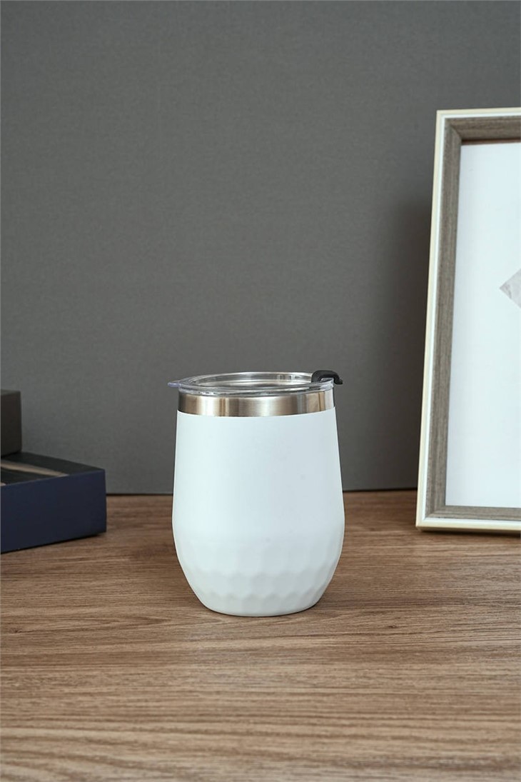 12oz Stainless Steel Double Wall Wine Tumbler